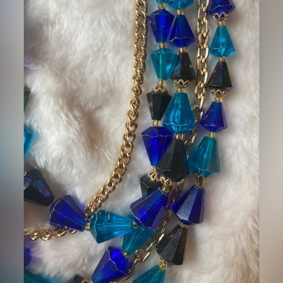 Vintage Germany Multi Strands Beaded Necklace - Picture 4 of 5